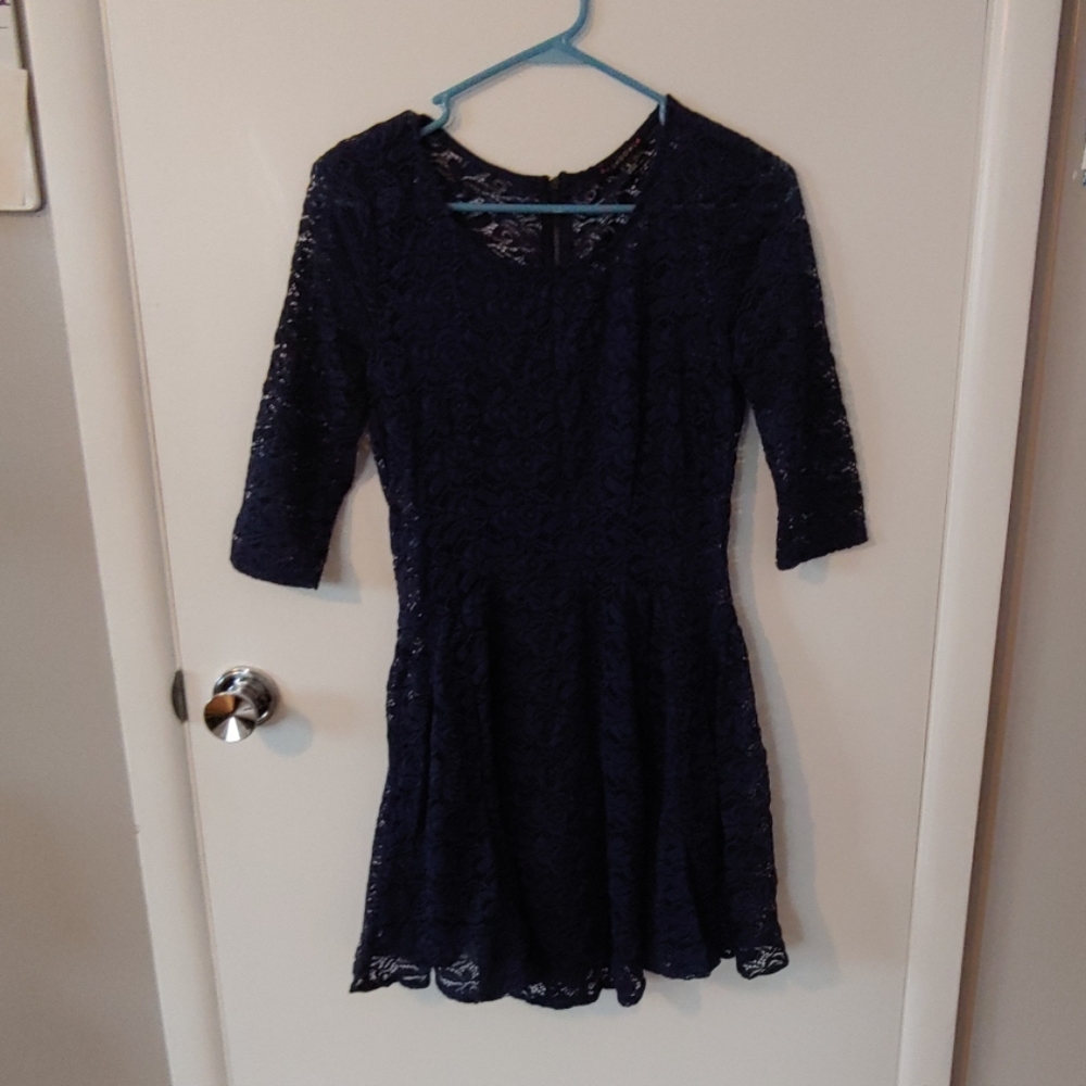 Dark Navy Prom Dress